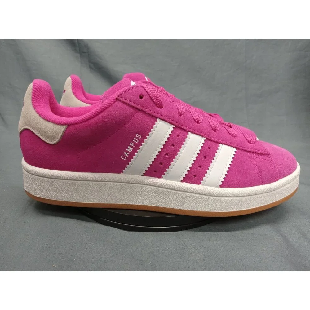 Adidas Campus 00s J Girls Sneakers Suede White Pink Gum Size 6.5 NEW NO BOX! - Picture 6 of 11